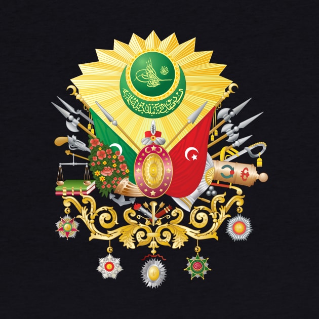 Ottoman Empire Turkish History Historic Turkey Flag by TheCreekman